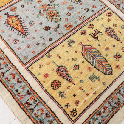 ギャッベ（ルリバフ）　93×63cm（HSS-11818）