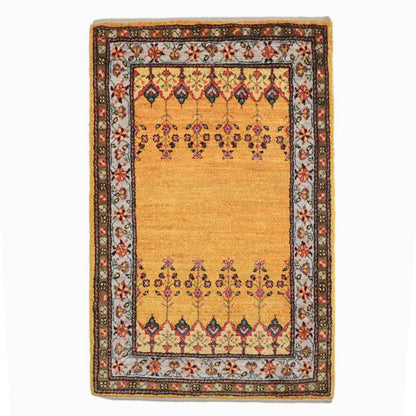 ギャッベ（ルリバフ）　99×62cm（HSS-11823）