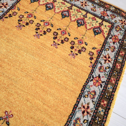 ギャッベ（ルリバフ）　99×62cm（HSS-11823）