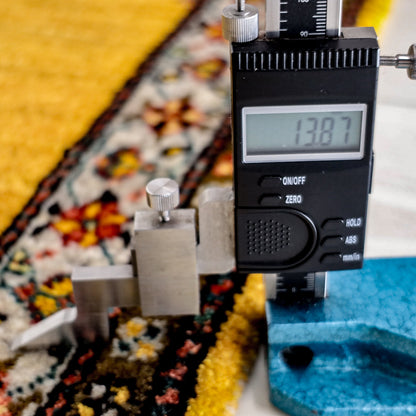 ギャッベ（ルリバフ）　99×62cm（HSS-11823）