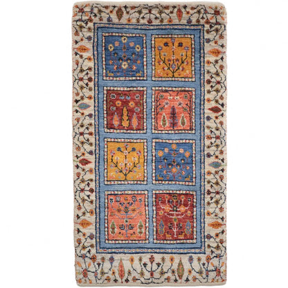 ギャッベ（ルリバフ）　98×53cm（HSS-11824）