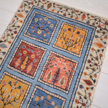 ギャッベ（ルリバフ）　98×53cm（HSS-11824）