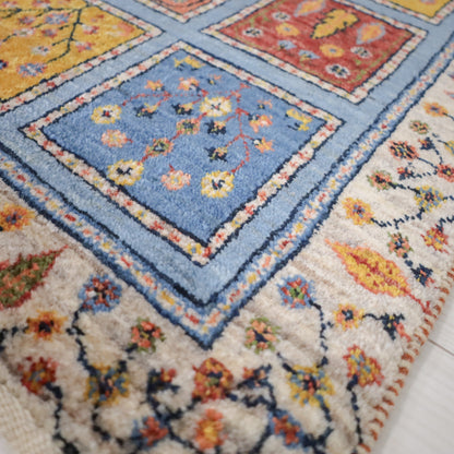 ギャッベ（ルリバフ）　98×53cm（HSS-11824）