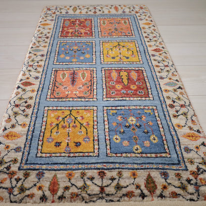 ギャッベ（ルリバフ）　98×53cm（HSS-11824）