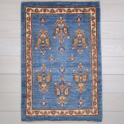 ギャッベ（ルリバフ）　102×67cm（HSS-11825）