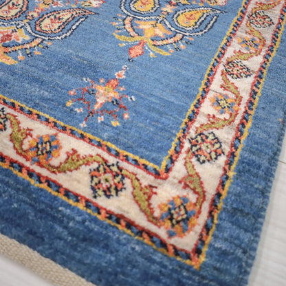 ギャッベ（ルリバフ）　102×67cm（HSS-11825）