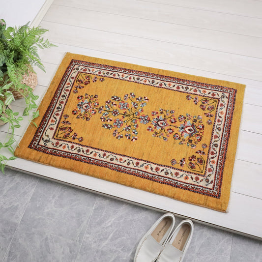 ギャッベ（ルリバフ）　100×66cm（HSS-11827）