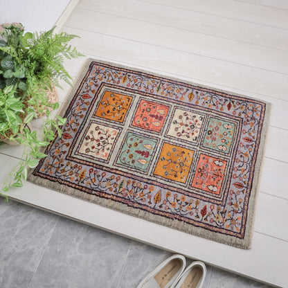 ギャッベ（ルリバフ）　88×66cm（HSS-11829）