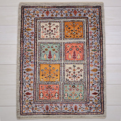 ギャッベ（ルリバフ）　88×66cm（HSS-11829）