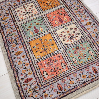 ギャッベ（ルリバフ）　88×66cm（HSS-11829）