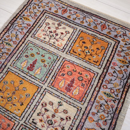 ギャッベ（ルリバフ）　88×66cm（HSS-11829）