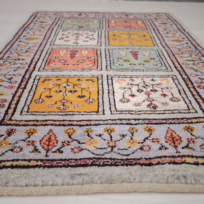 ギャッベ（ルリバフ）　88×66cm（HSS-11829）