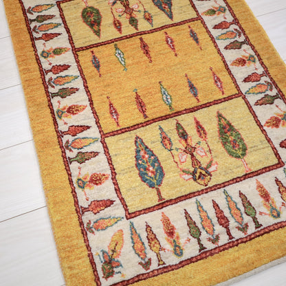 ギャッベ（ルリバフ）　95×62cm（HSS-11830）