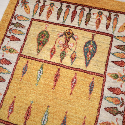 ギャッベ（ルリバフ）　95×62cm（HSS-11830）