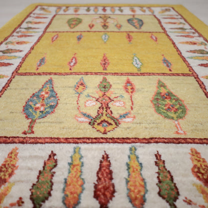 ギャッベ（ルリバフ）　95×62cm（HSS-11830）