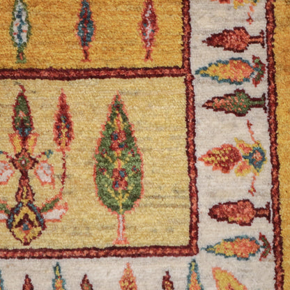 ギャッベ（ルリバフ）　95×62cm（HSS-11830）