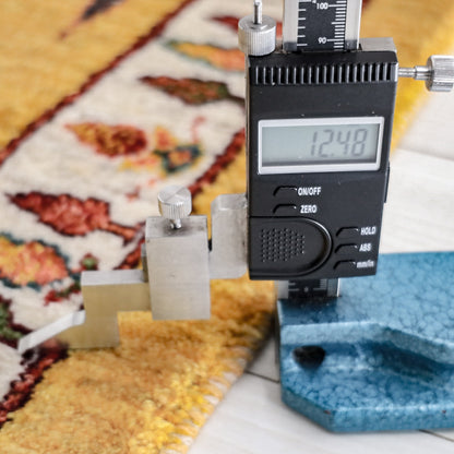 ギャッベ（ルリバフ）　95×62cm（HSS-11830）