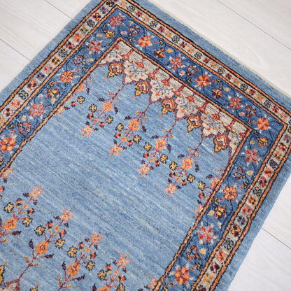 ギャッベ（ルリバフ）　91×64cm（HSS-11832）