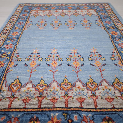 ギャッベ（ルリバフ）　91×64cm（HSS-11832）