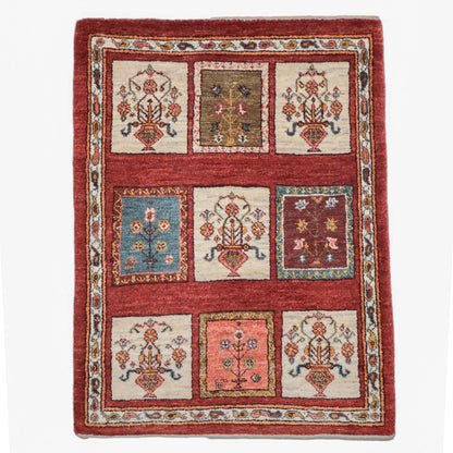 ギャッベ（ルリバフ）　89×66cm（HSS-11833）