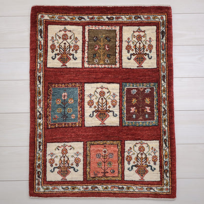 ギャッベ（ルリバフ）　89×66cm（HSS-11833）