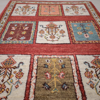 ギャッベ（ルリバフ）　89×66cm（HSS-11833）