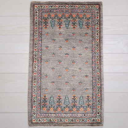 ギャッベ（ルリバフ）　99×57cm（HSS-11834）