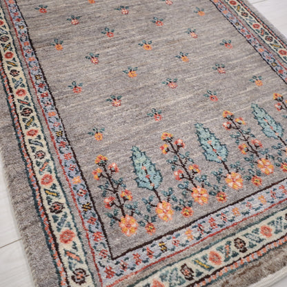 ギャッベ（ルリバフ）　99×57cm（HSS-11834）