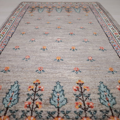 ギャッベ（ルリバフ）　99×57cm（HSS-11834）