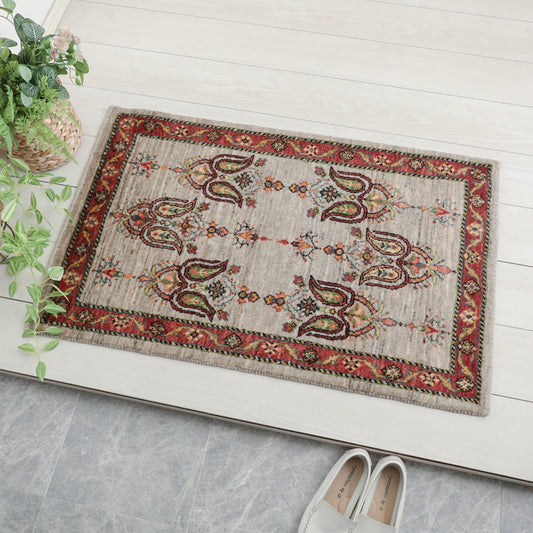 ギャッベ（ルリバフ）　99×62cm（HSS-11837）