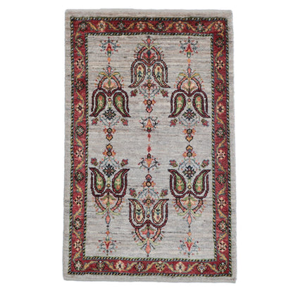 ギャッベ（ルリバフ）　99×62cm（HSS-11837）