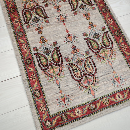 ギャッベ（ルリバフ）　99×62cm（HSS-11837）