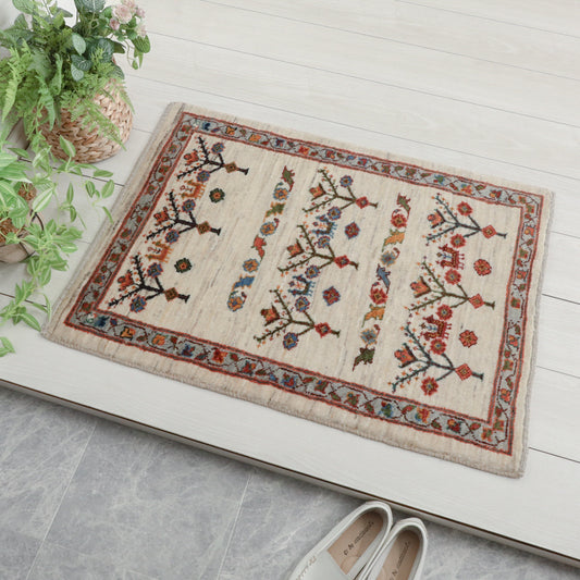 ギャッベ（ルリバフ）　88×62cm（HSS-11838）