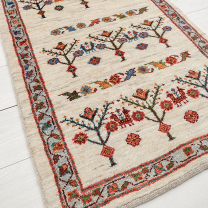 ギャッベ（ルリバフ）　88×62cm（HSS-11838）