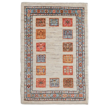 ギャッベ（ルリバフ）　91×60cm（HSS-11841）