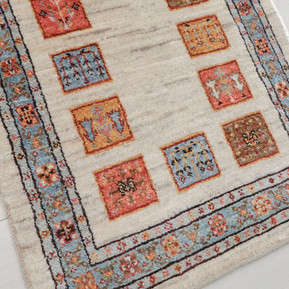 ギャッベ（ルリバフ）　91×60cm（HSS-11841）