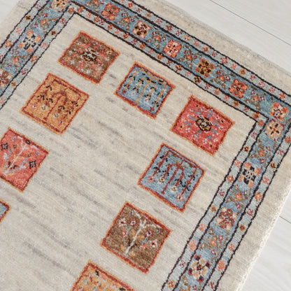 ギャッベ（ルリバフ）　91×60cm（HSS-11841）