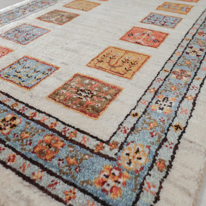 ギャッベ（ルリバフ）　91×60cm（HSS-11841）