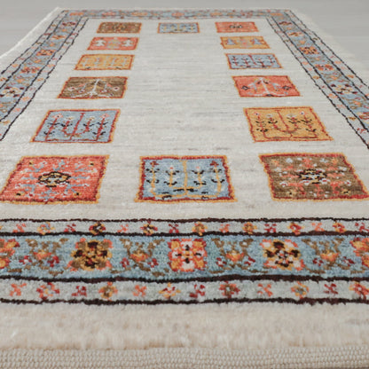 ギャッベ（ルリバフ）　91×60cm（HSS-11841）