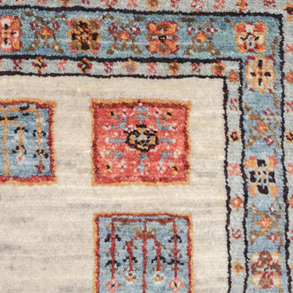 ギャッベ（ルリバフ）　91×60cm（HSS-11841）