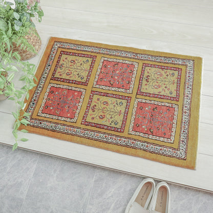 ギャッベ（ルリバフ）　90×61cm（HSS-11842）