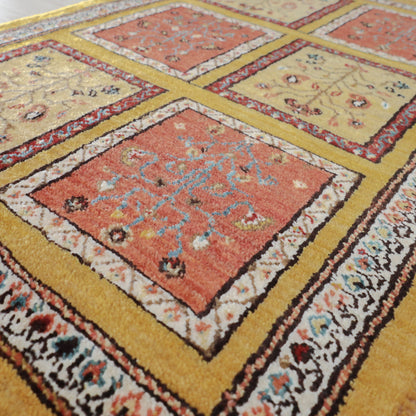 ギャッベ（ルリバフ）　90×61cm（HSS-11842）