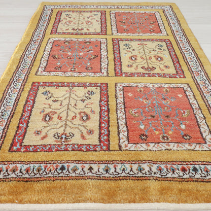 ギャッベ（ルリバフ）　90×61cm（HSS-11842）