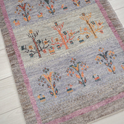 ギャッベ（アマレ）　92×62cm（HSS-11844）