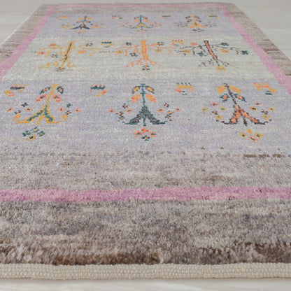 ギャッベ（アマレ）　92×62cm（HSS-11844）