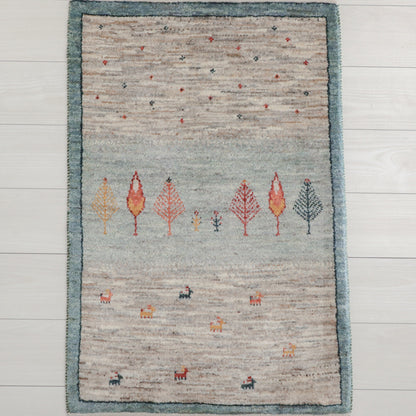 ギャッベ（カシュクリ）　98×65cm（HSS-11845）