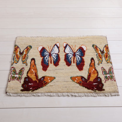 ギャッベ（ルリバフ）　54×86cm（HSS-11885）