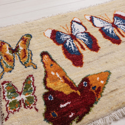 ギャッベ（ルリバフ）　54×86cm（HSS-11885）