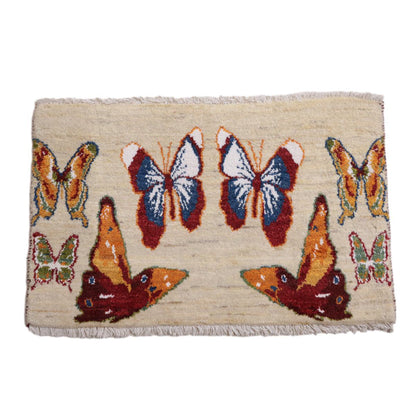 ギャッベ（ルリバフ）　54×86cm（HSS-11885）