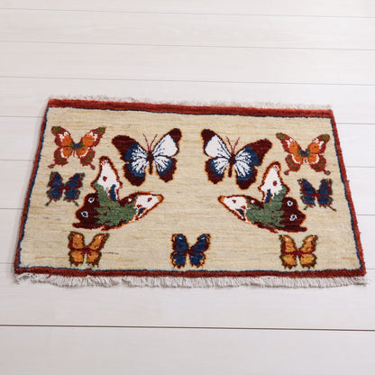 ギャッベ（ルリバフ）　54×90cm（HSS-11886）